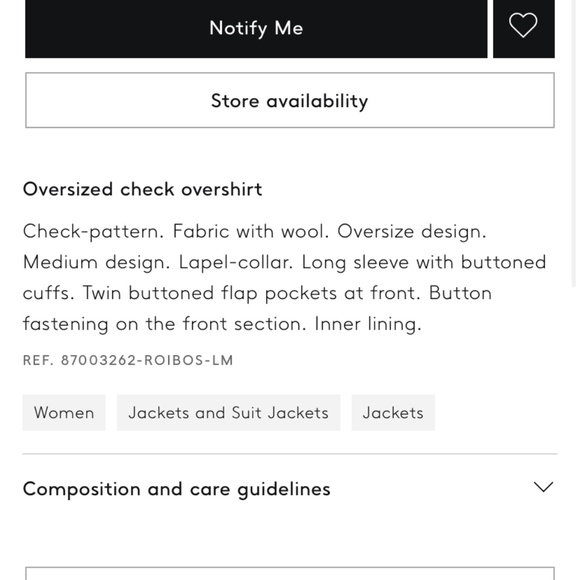 Mango plaid jacket/shacket - Picture 5 of 6